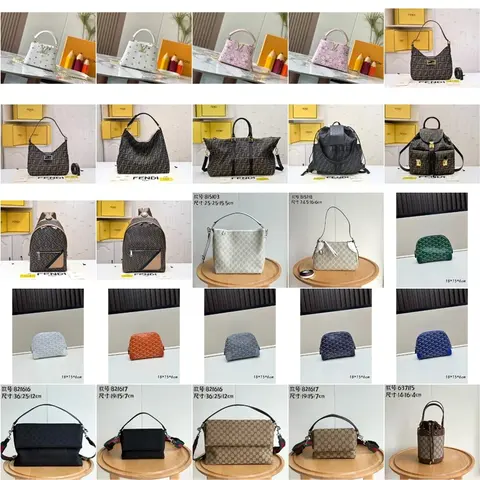 FENDI Bag Collection Featuring Monogram and Solid Designs