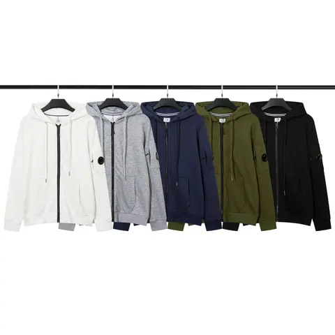 Men's Zip-Up Hoodie Collection in Multiple Colors