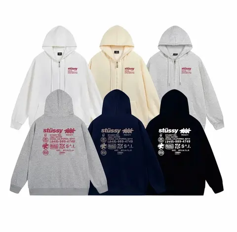 Stussy Built Tough Zip-Up Hoodie Collection