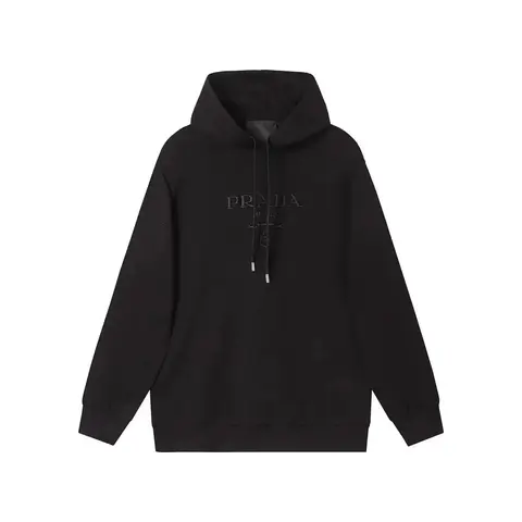 Prada Milano Embroidered Hoodie
