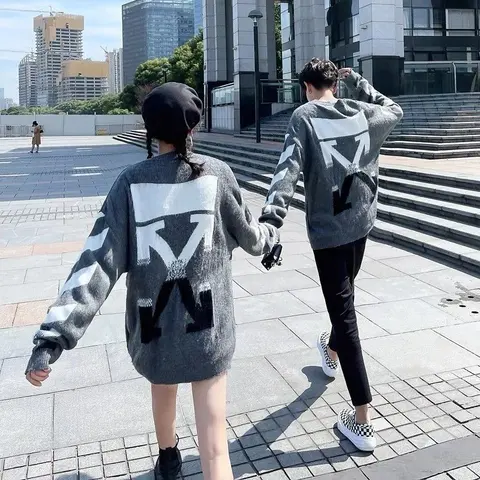 LV Logo Knit Sweater Set