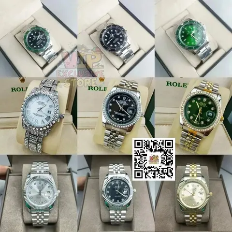 Rolex Watch Collection - Various Models and Colors