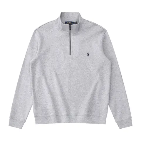 Polo Ralph Lauren Gray Quarter-Zip Sweatshirt