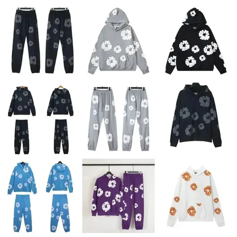 Floral Pattern Hoodie and Pant Sets Collection