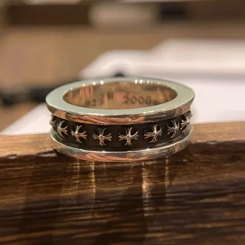 David Yurman Sterling Silver Starburst Band Ring