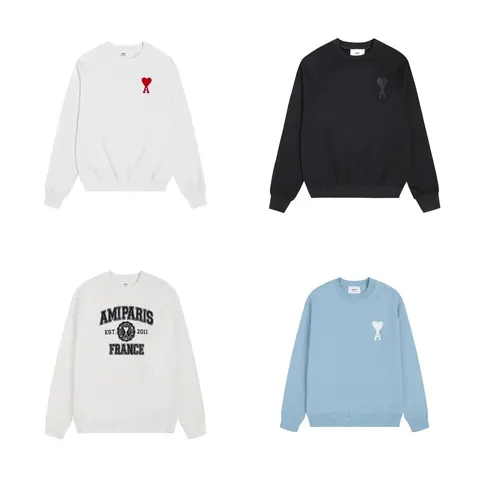AMI Paris Crewneck Sweatshirts Collection