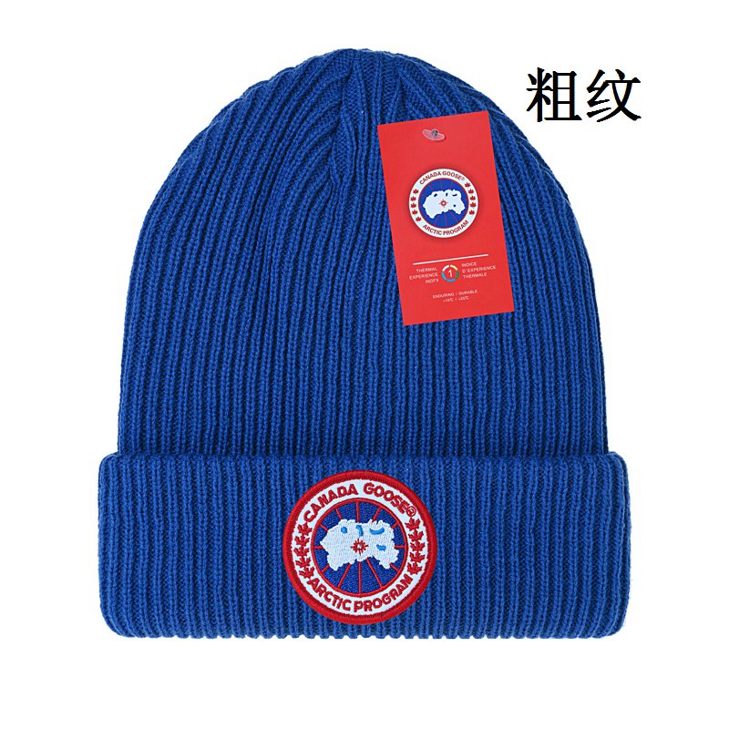 Canada Goose-蓝色粗纹-红标