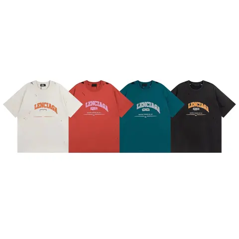 Balenciaga Logo Print T-Shirt Collection