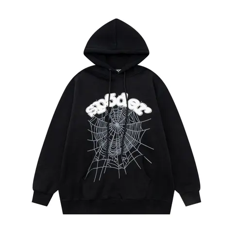 Spider Web Graphic Hoodie