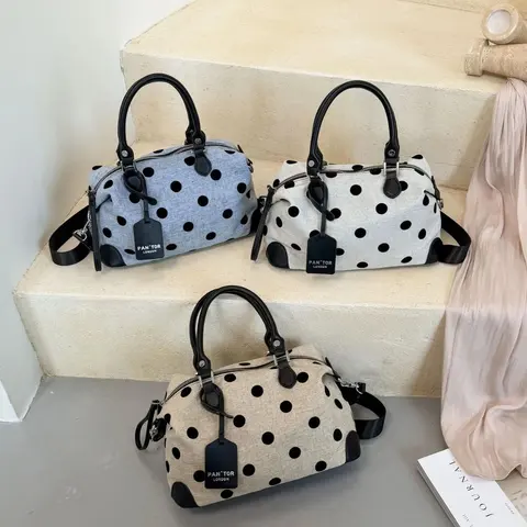 PAN'TOR London Polka Dot Duffle Bag Collection