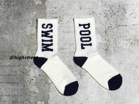 THE POOL SWIM Cotton Socks Inspired by Hiroshi Fujiwara