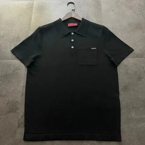 Gucci Black Polo Shirt