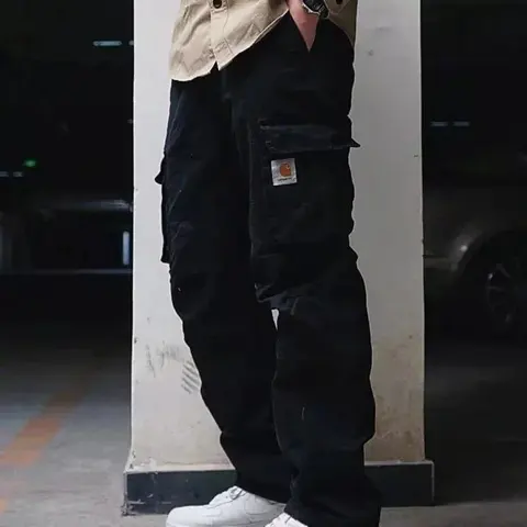 Carhartt WIP Black Cargo Pants