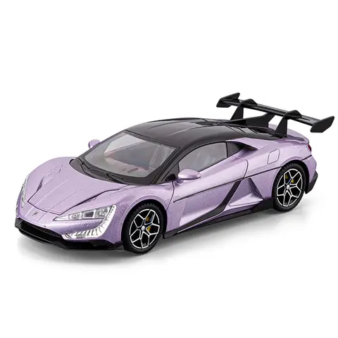 McLaren Senna Diecast Model Car - Purple