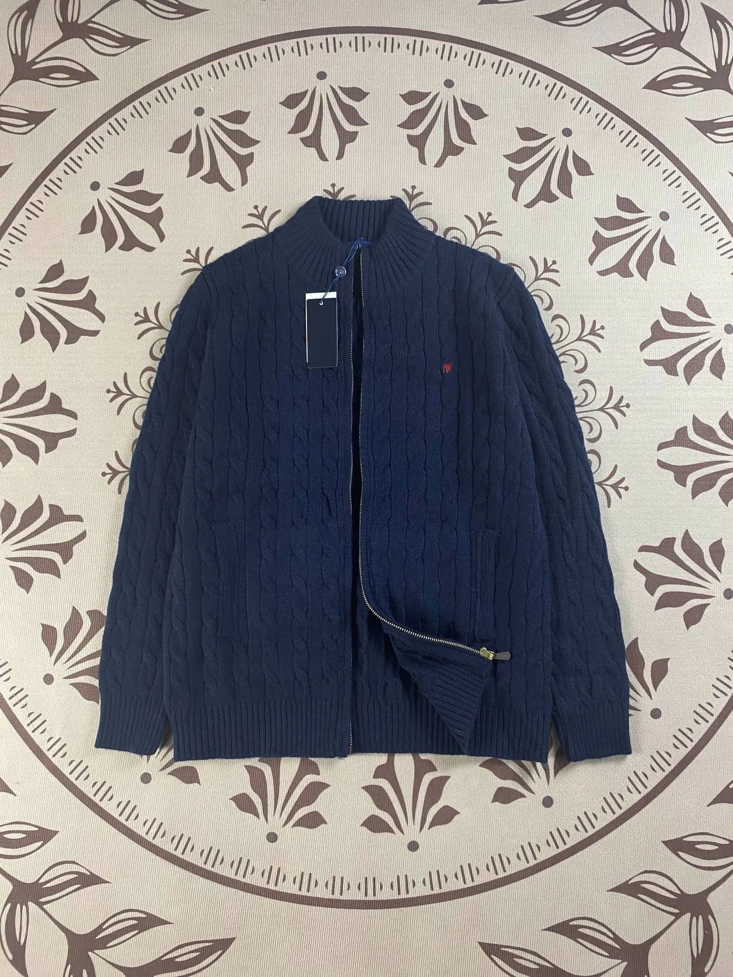 拉链藏青