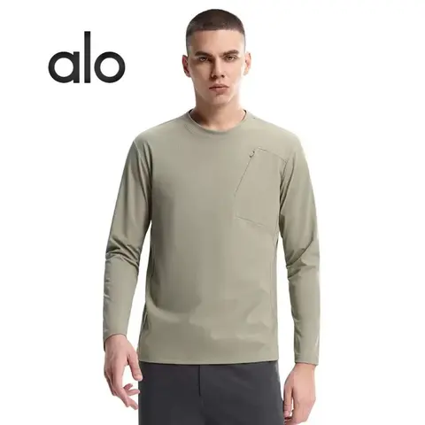 alo Long Sleeve Crew Neck Top