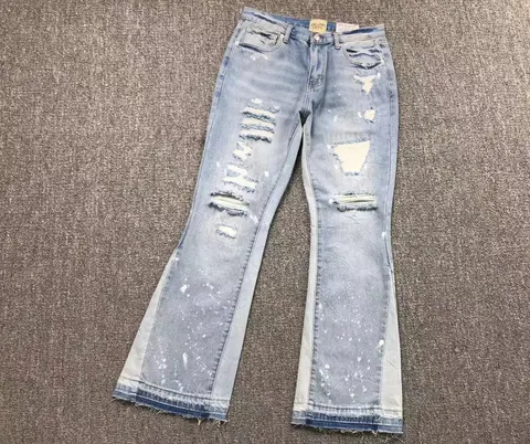 Gallery Dept. Distressed Flared Jeans