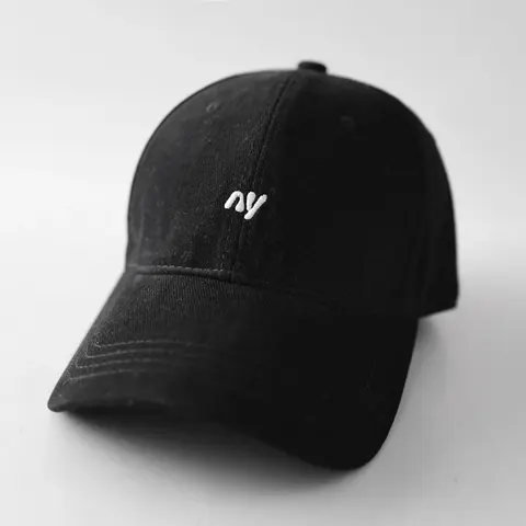 NY Embroidered Black Baseball Cap