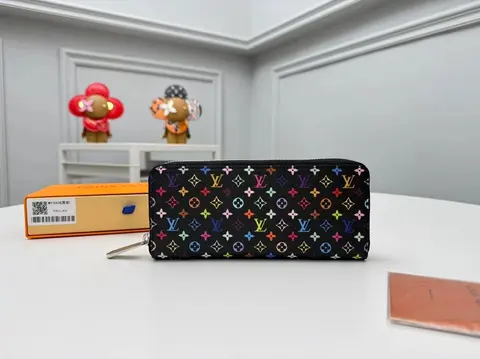 Louis Vuitton Multicolor Monogram Zip Around Wallet