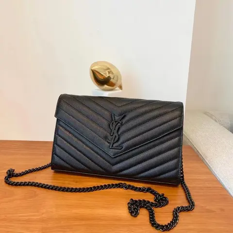 Saint Laurent Monogramme Quilted Leather Crossbody Bag