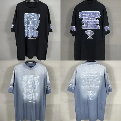 Balenciaga See Now Buy Now Oversized T-Shirt