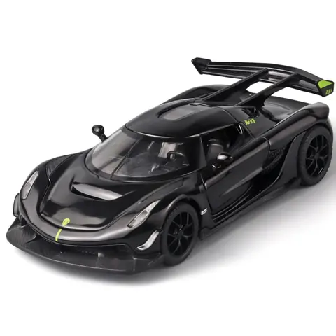 Koenigsegg Jesko Black Die-Cast Model Car