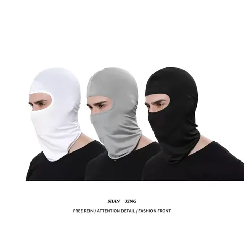 SHAN XING Full Face Mask Collection - White, Gray, Black