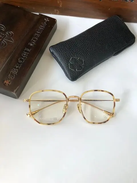 Carrera Titanium Eyeglasses with Leather Case