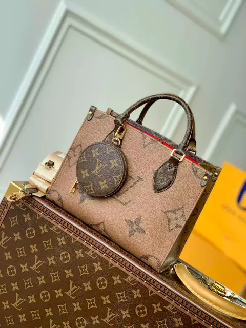 Louis Vuitton Monogram Canvas Handbag with Round Charm