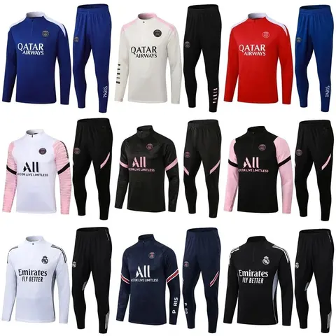 Paris Saint-Germain and Real Madrid Training Kits Collection