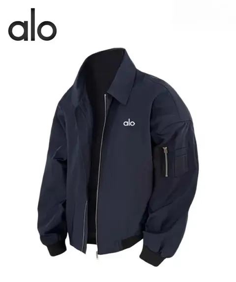 alo Navy Bomber Jacket