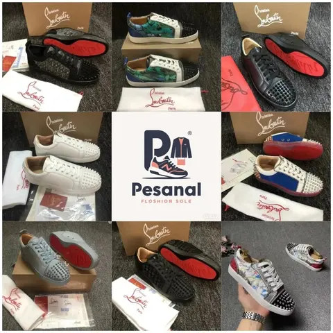 Christian Louboutin Pigalle Flat Sneakers Collection