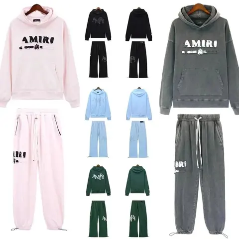 Amiri Logo Hoodie and Sweatpants Set