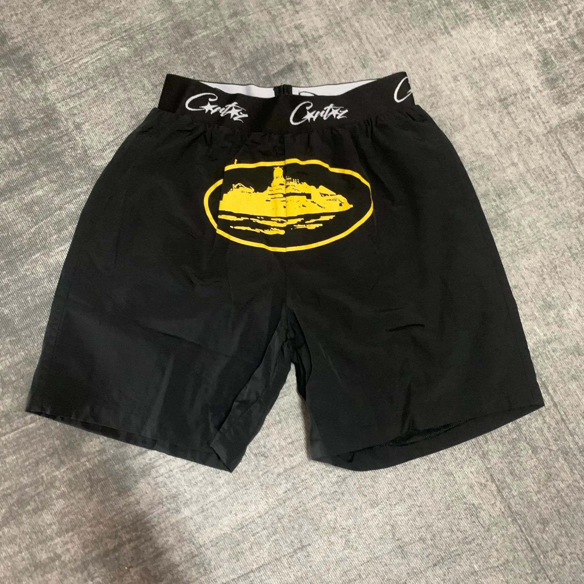 黑印黄沙滩裤（Beach pants）