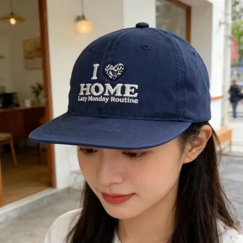 I Love Home Lazy Monday Routine Baseball Cap