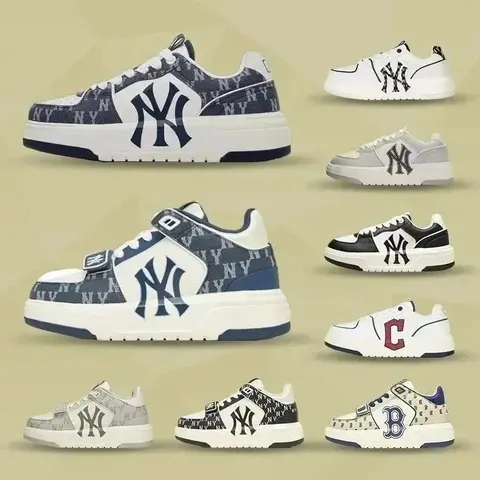 New York Yankees & MLB Team Logo Sneakers Collection