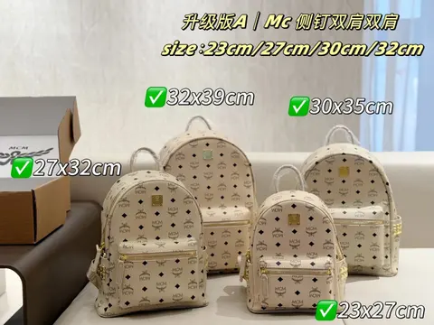 MCM Logo Pattern Backpack Collection