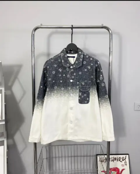 Louis Vuitton Monogram Ombre Denim Shirt