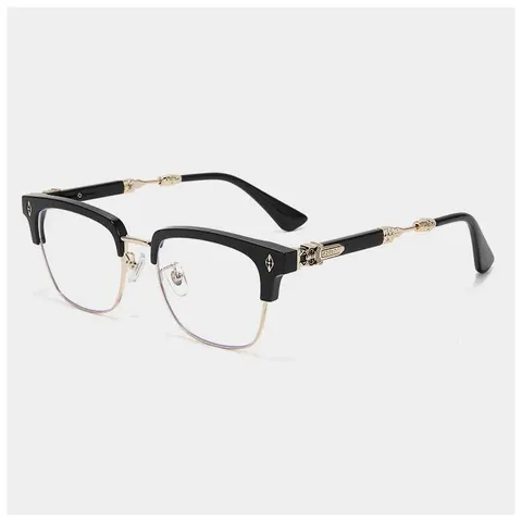CK Eyeglasses Black and Gold Frame