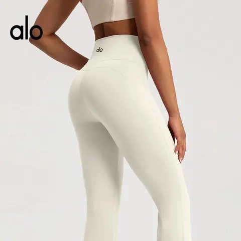 alo High-Waist White Leggings