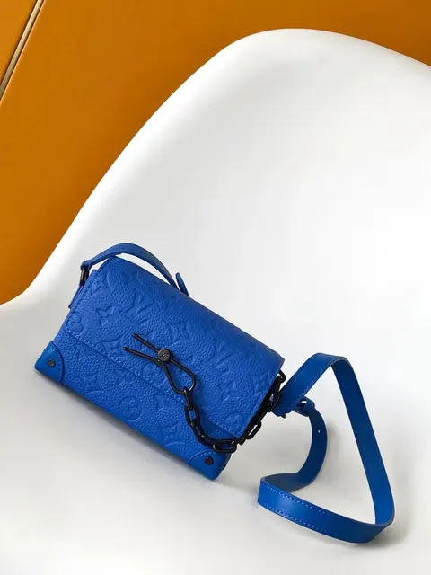 Louis Vuitton Blue Monogram Empreinte Crossbody Bag