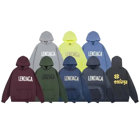 Balenciaga Lenciaca Logo Hoodie Collection