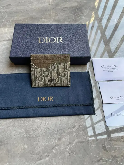 Dior Oblique Card Holder