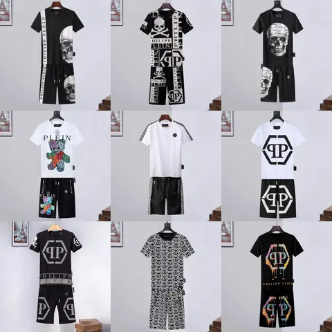 Philipp Plein Men's T-Shirt and Shorts Sets Collection