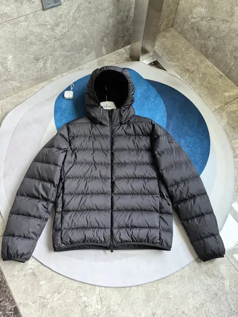 Moncler Black Quilted Down Jacket
