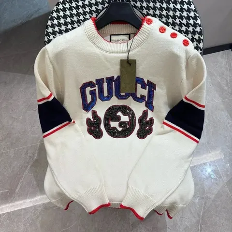 Gucci Embroidered Logo Sweater