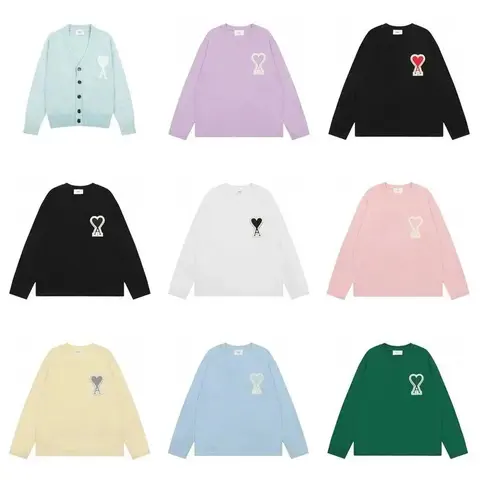 Heart Logo Knit Sweaters Collection