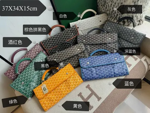 Goyard-style Monogram Handbags in Multiple Colors