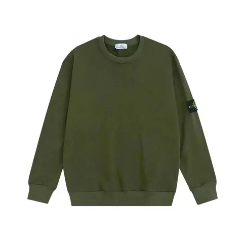 Stone Island Green Crewneck Sweatshirt