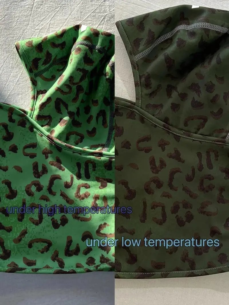 温度变化面罩： Leopard 豹纹渐变